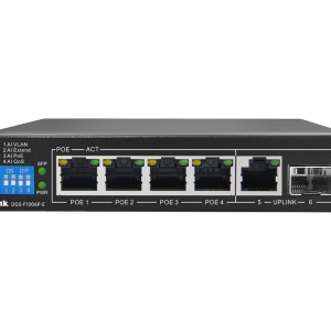 D-Link DGS‑F1006P 6‑Port Gigabit PoE+ Switch (4 PoE, 2 Uplink)