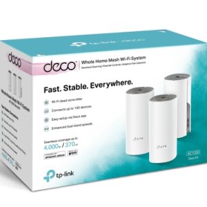 TP-LINK Deco E4 AC1200 Whole Home Mesh Wi-Fi System -3 Pack