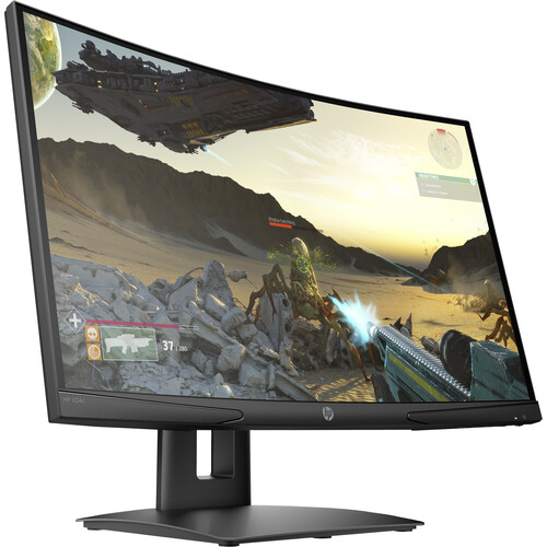 HP X24c 23.6″ FHD Curved Gaming Monitor – 9FM22AS