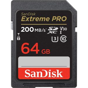 SanDisk Extreme PRO 64GB SDXC UHS-I Card 200 MBPs
