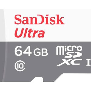 SanDisk Ultra 64GB Micro SD Card SDXC A1 UHS-I 100MB/s Mobile Phone TF Memory Card (SDSQUNR-064G-GN3MN)