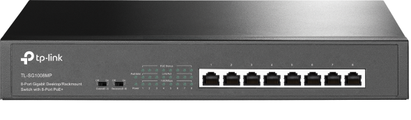 Tp-Link 8-Port Gigabit Desktop/Rackmount Switch with 8-Port PoE+