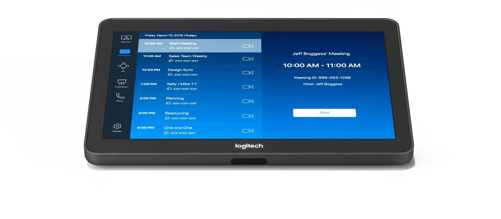 Logitech Tap Scheduler – Meeting Room Scheduling Panel